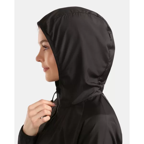  Blazer de vânt pentru femei KILPI ANORI-W 1L0111KI NEGRU 