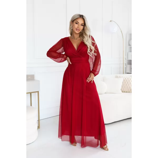 Rochie NUMOCO NERISSA 684-1 VISINIU DESCHIS 