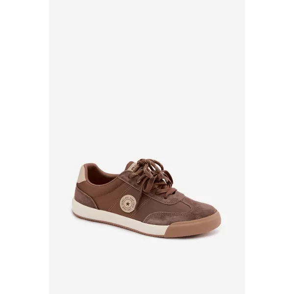 Adidași de damă BIG STAR SHOES UU274002 MARO/BEJ 