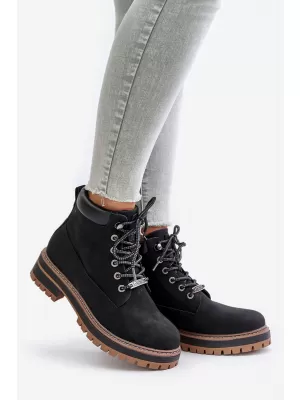 Botine de dama BIG STAR SHOES OO274A290 NEGRU