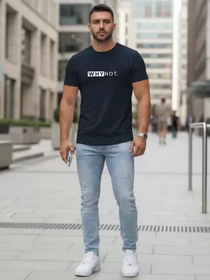 Tricou pentru bărbați DSTREET NX5122R-NY ALBASTRU ÎNCHIS