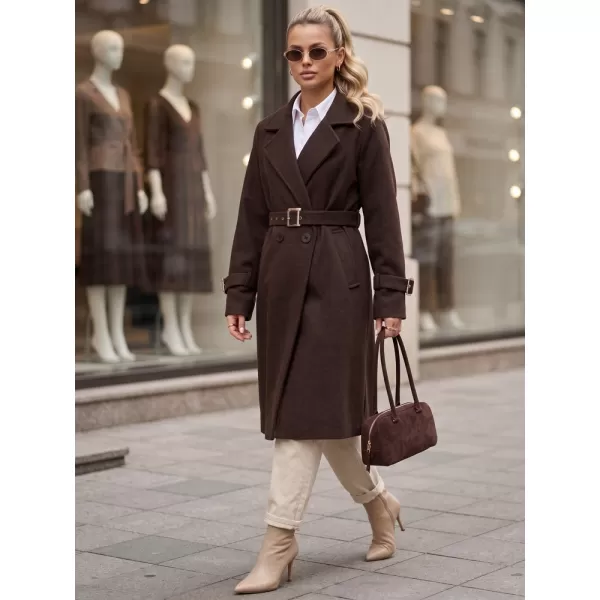  Palton de damă DSTREET NY0794 MARO 