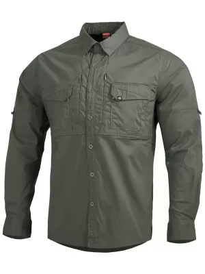 Cămașă pentru bărbați PENTAGON PLATO SHIRT K02019 VERDE CAMO