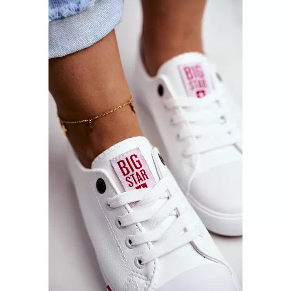  Adidași de damă BIG STAR SHOES GG274005 ALB/ROSU 