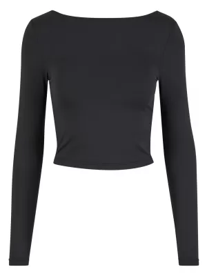 Tricou de damă URBAN CLASSICS TB7721 NEGRU
