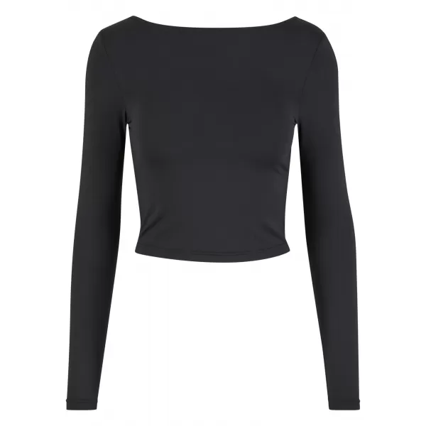  Tricou de damă URBAN CLASSICS TB7721 NEGRU 