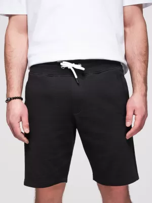 Pantaloni scurți pentru bărbați OMBRE OM-SRBS-0205 NEGRU