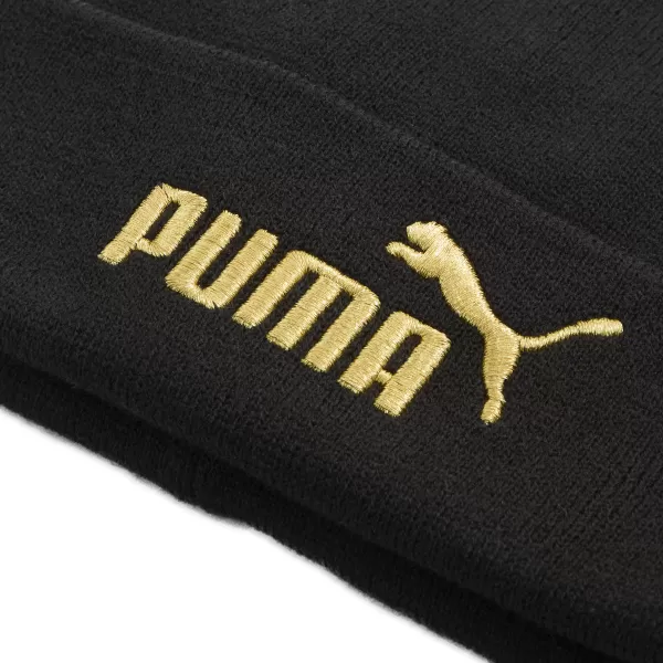  Capac PUMA ESS GOLD NO.1 LOGO MID CROWN BEANIE 02757501 PUMA NEGRU 