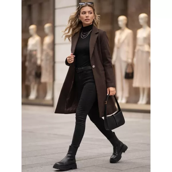  Palton de damă DSTREET NY0795 MARO 