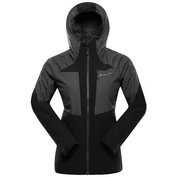  Jachetă de exterior pentru femei ALPINE PRO TEMUNA NEGRU 