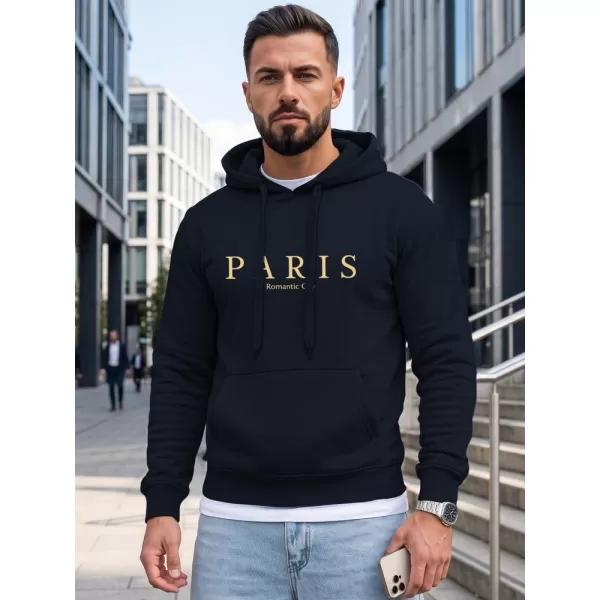  Hanorac pentru bărbați DSTREET NX5147BX-25-09 ALBASTRU ÎNCHIS 