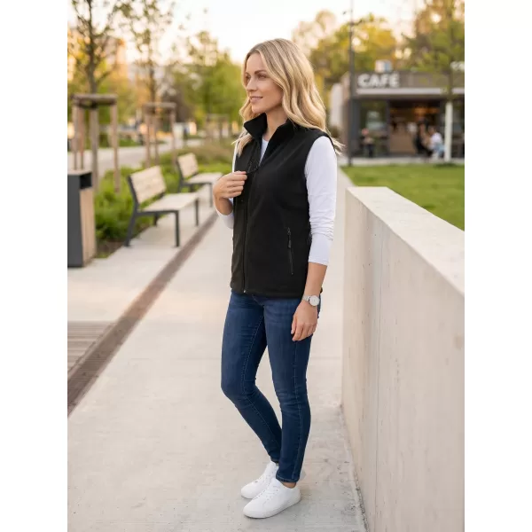  Vesta de dama fleece MALFINI EXIT W-525 NEGRU 