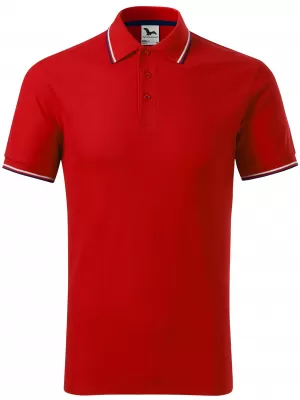 Tricou pentru bărbați cu guler MALFINI FOCUS 232 ROŞU