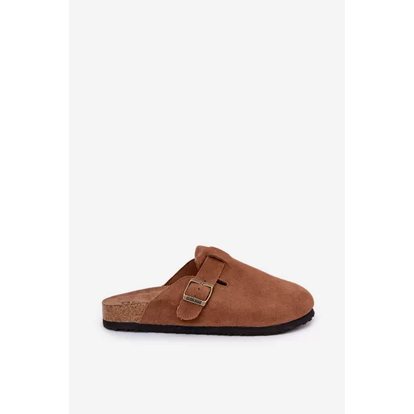  Papuci de damă BIG STAR SHOES RR274A387 MARO/BEJ 