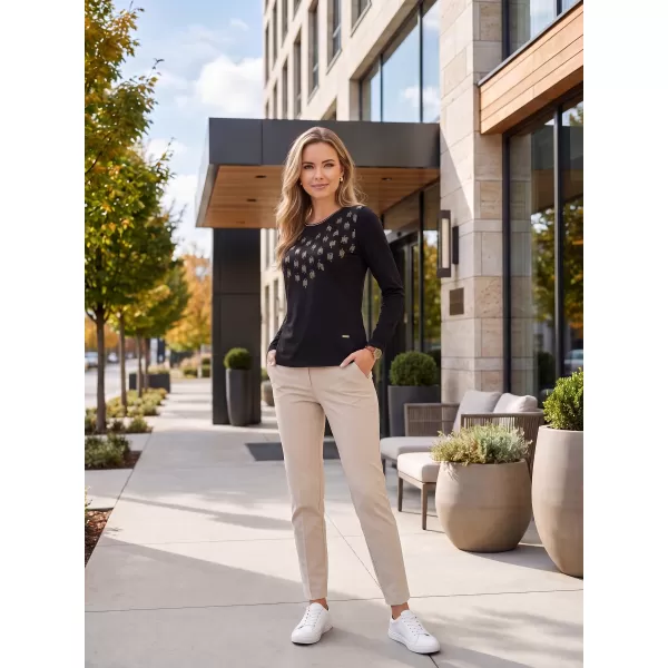  Tricou de damă ALTISPORT IDIARA NEGRU 