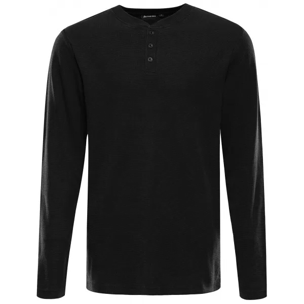  Tricou pentru bărbați ALPINE PRO THERMAL NEGRU 