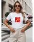Tricou pentru femei DSTREET NX8008RY-WH ALB