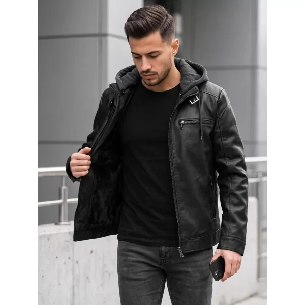  Jachetă pentru bărbați DSTREET TX5149 NEGRU 