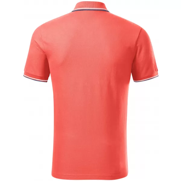  Tricou pentru bărbați cu guler MALFINI FOCUS 232 CORAL 