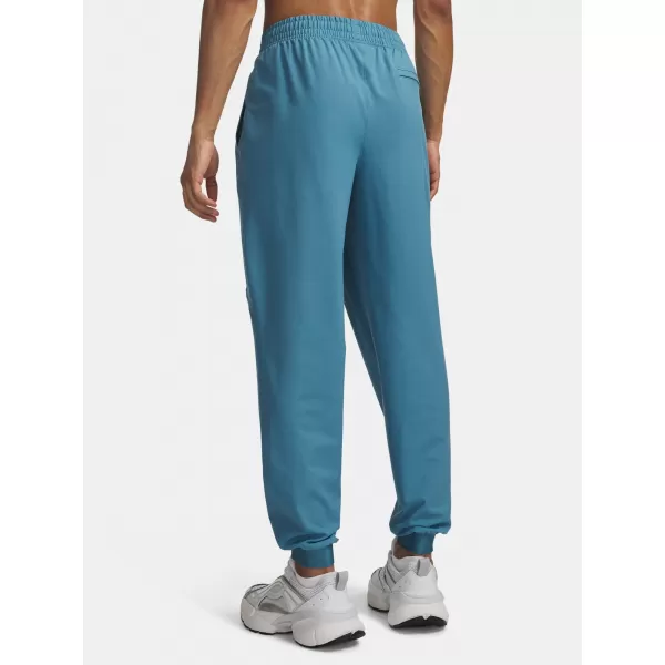  Pantaloni de trening pentru bărbați UNDER ARMOUR UNSTOPPABLE WOVEN JOGGER 1388823-466 ALBASTRU 