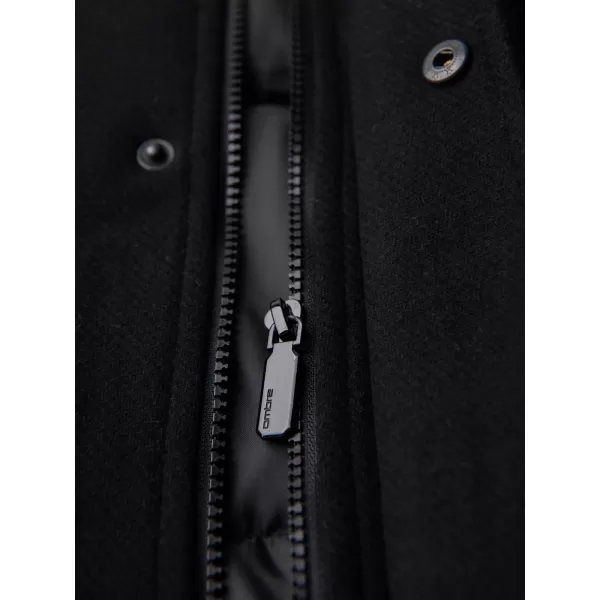  Parka pentru bărbați OMBRE OM-COWC-0161 NEGRU 