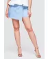 Pantaloni scurți de damă OMBRE OW-ST-E0008 ALBASTRU DESCHIS