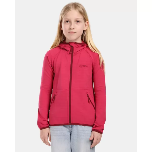  Hanorac fleece pentru fetiță KILPI MEMPHIS-JG 1J0202KI ROZ 