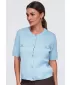 Bluza de dama OMBRE OW-TS-E0084 ALBASTRU