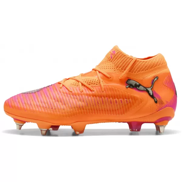 Cizme de fotbal PUMA FUTURE 8 ULTIMATE MXSG 108583-03 HEAT FIRE/ CĂLDURĂ FOC/PUMA NEGRU/RAVISH 