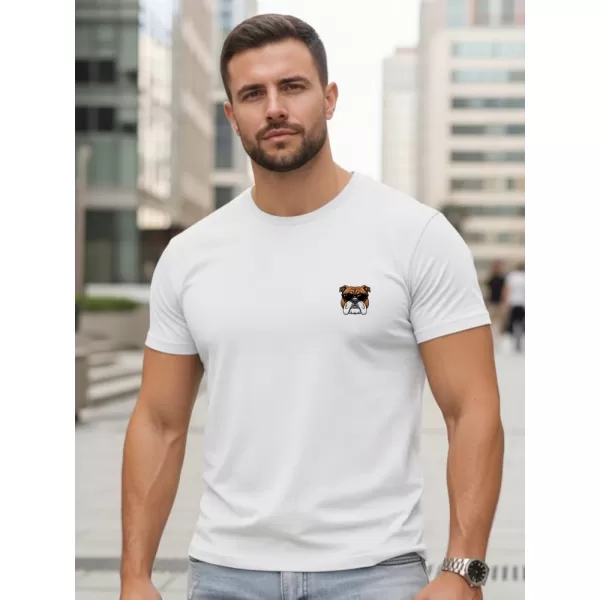  Tricou pentru bărbați DSTREET NX0125R-WH ALB 