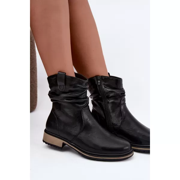  Cizme de dama BOTO ASA295-1 NEGRU 