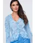 Bluza de dama OMBRE OW-TS-E0078 ALBASTRU