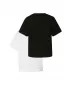 Tricou de dama URBAN CLASSICS TB8574A-03102 NEGRU/ALB