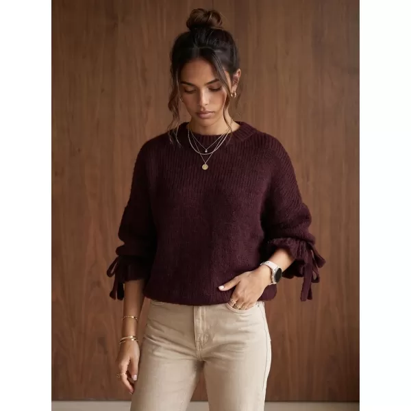  Pulover de dama DSTREET MY2569 BURGUNDIA 
