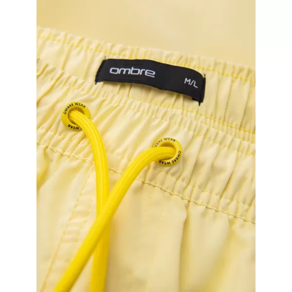  Pantaloni scurți pentru bărbați OMBRE OM-SRSS-0216 GALBEN 