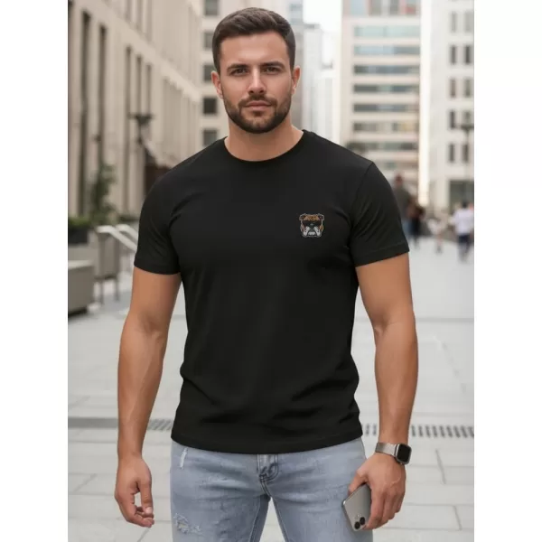  Tricou pentru bărbați DSTREET NX0125R-BK NEGRU 