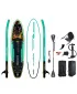 Placă cu vâsle RIDEWAVE NEBULA PARD 11'6'' COMBO NEDETERMINAT
