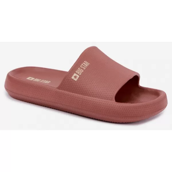  Papuci de damă BIG STAR SHOES UU274088 NUANȚE DE ROȘU 