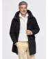 Parka pentru bărbați OMBRE OM-COWC-0161 NEGRU