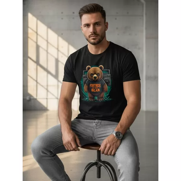  Tricou pentru bărbați DSTREET NX048R NEGRU 