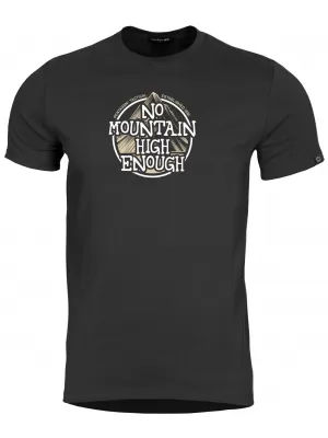 Tricou pentru bărbați PENTAGON AGERON NO MOUNTAIN HIGH ENOUGH K09012-NM NEGRU