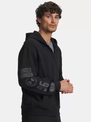 Hanorac pentru bărbați UNDER ARMOUR UA RIVAL LW GRAPHIC FZ 6014687-001 NEGRU