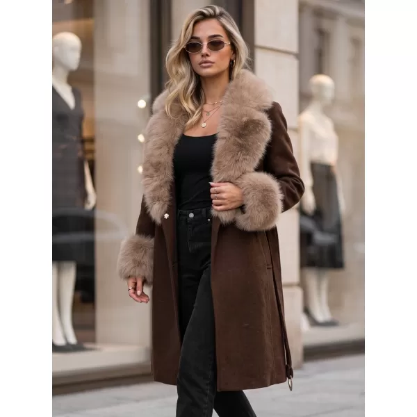  Palton de damă DSTREET TY6073 MARO 