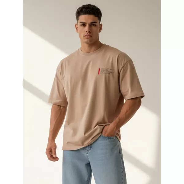  Tricou pentru bărbați DSTREET RX5303 CARAMEL 