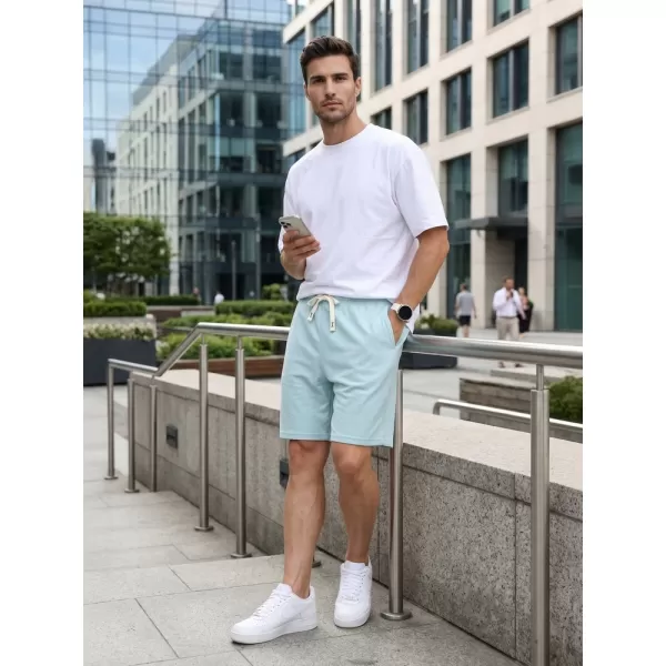  Pantaloni scurți pentru bărbați DSTREET SX2631 ALBASTRU DESCHIS 