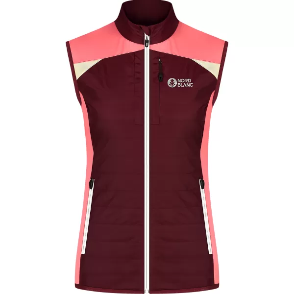  Vesta de dama NORDBLANC DELL NBWJL8332 BURGUNDIA 