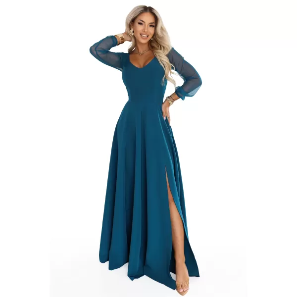  Rochie NUMOCO 640-7 VERDE MARE 