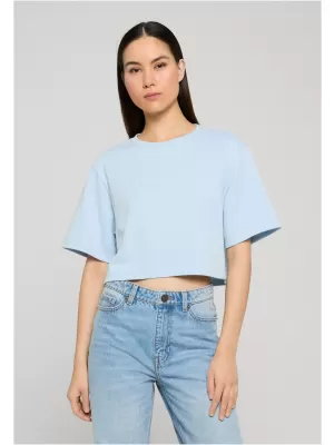 Tricou de damă URBAN CLASSICS TB8288 ÎNGHEAȚĂ ALBASTRU