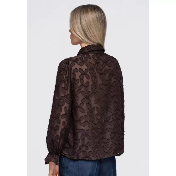  Cămașă de damă OMBRE OW-SH-E0074 MARO 