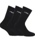 Șosete FILA F9575 SOCKS 3-PACK NEAGRĂ